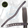 ExionPro Designer Sparkling Black & White linked Crystal Browband