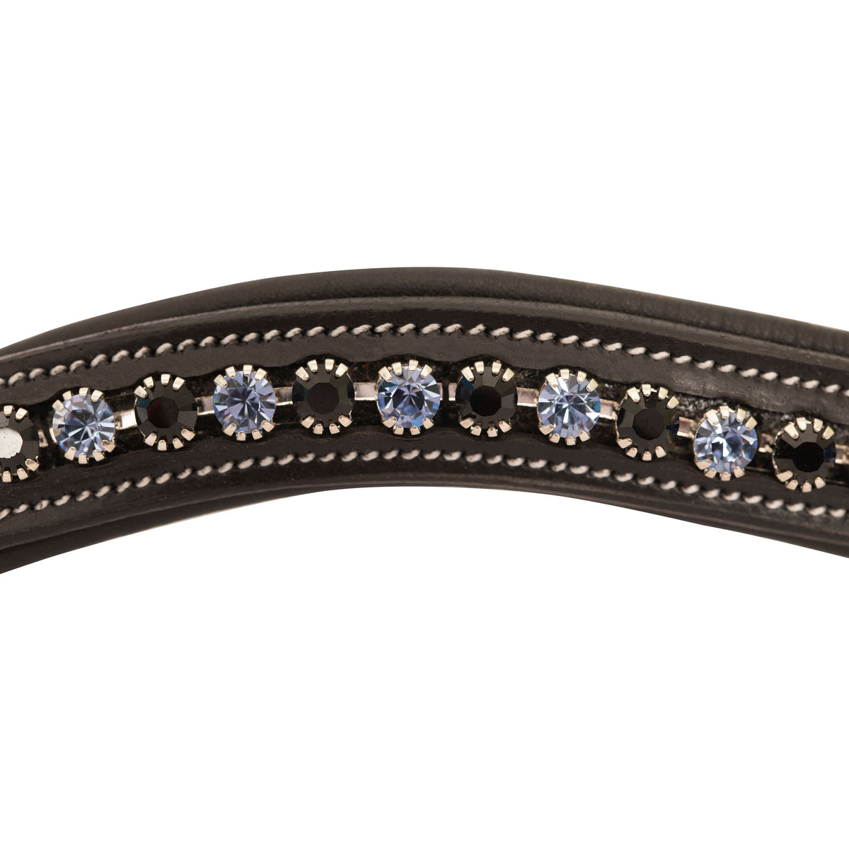 ExionPro Designer Black & Turquoise Blue Crystal Browband | HT Animal Supply