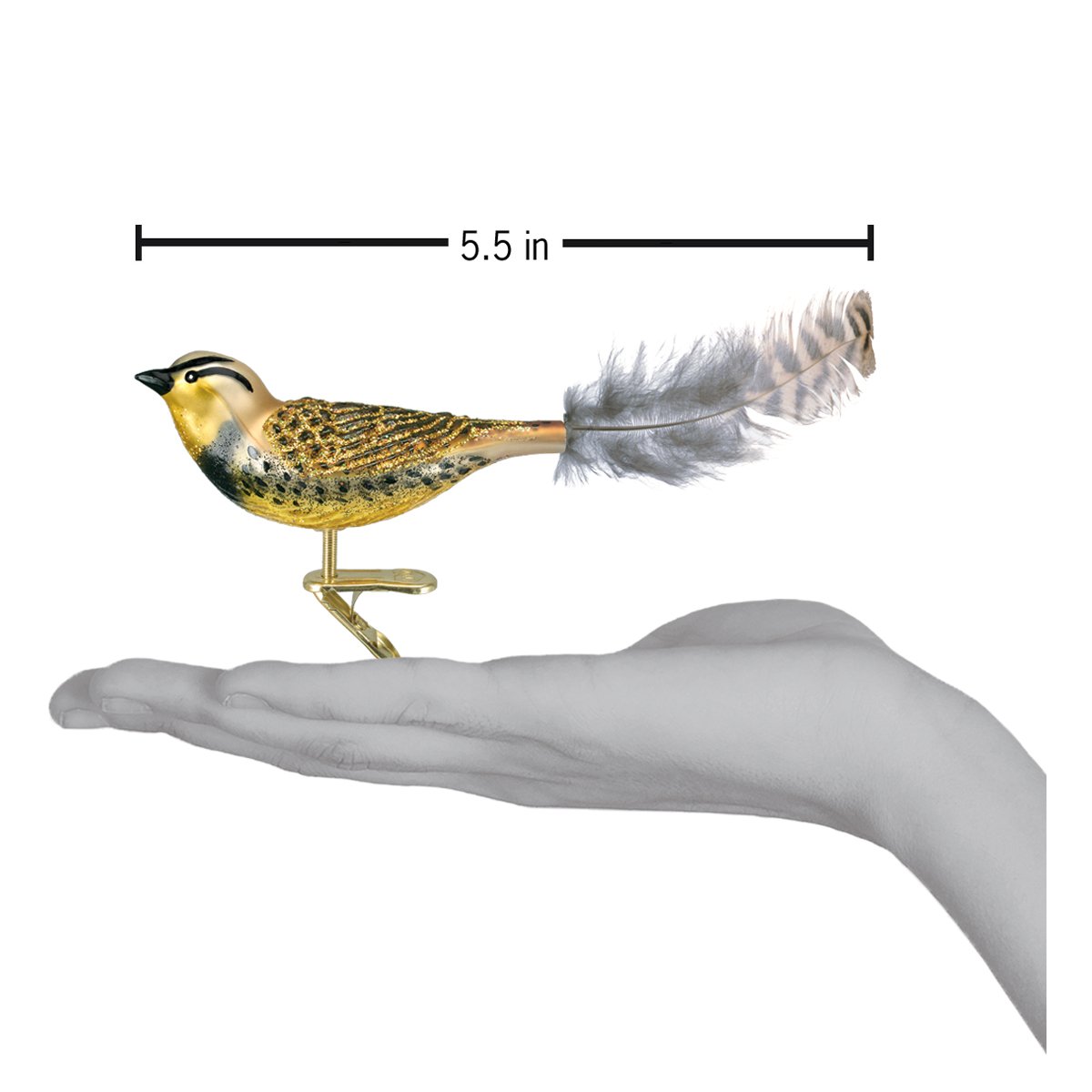 Old World Christmas: Meadowlark Christmas Ornament