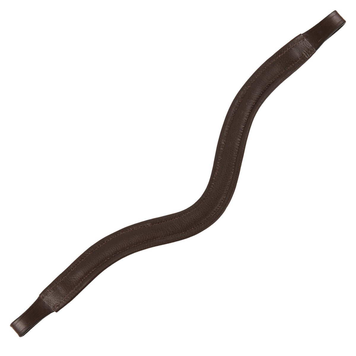 ExionPro Elegant Deep Curved Soft Padded Topaz Crystal Decorated Browband | HT Animal Supply