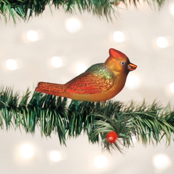 Old World Christmas: Gentle Cardinal Christmas Ornament