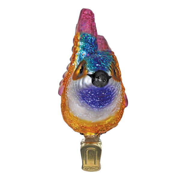 Old World Christmas: Vibrant Hummingbird Christmas Ornament