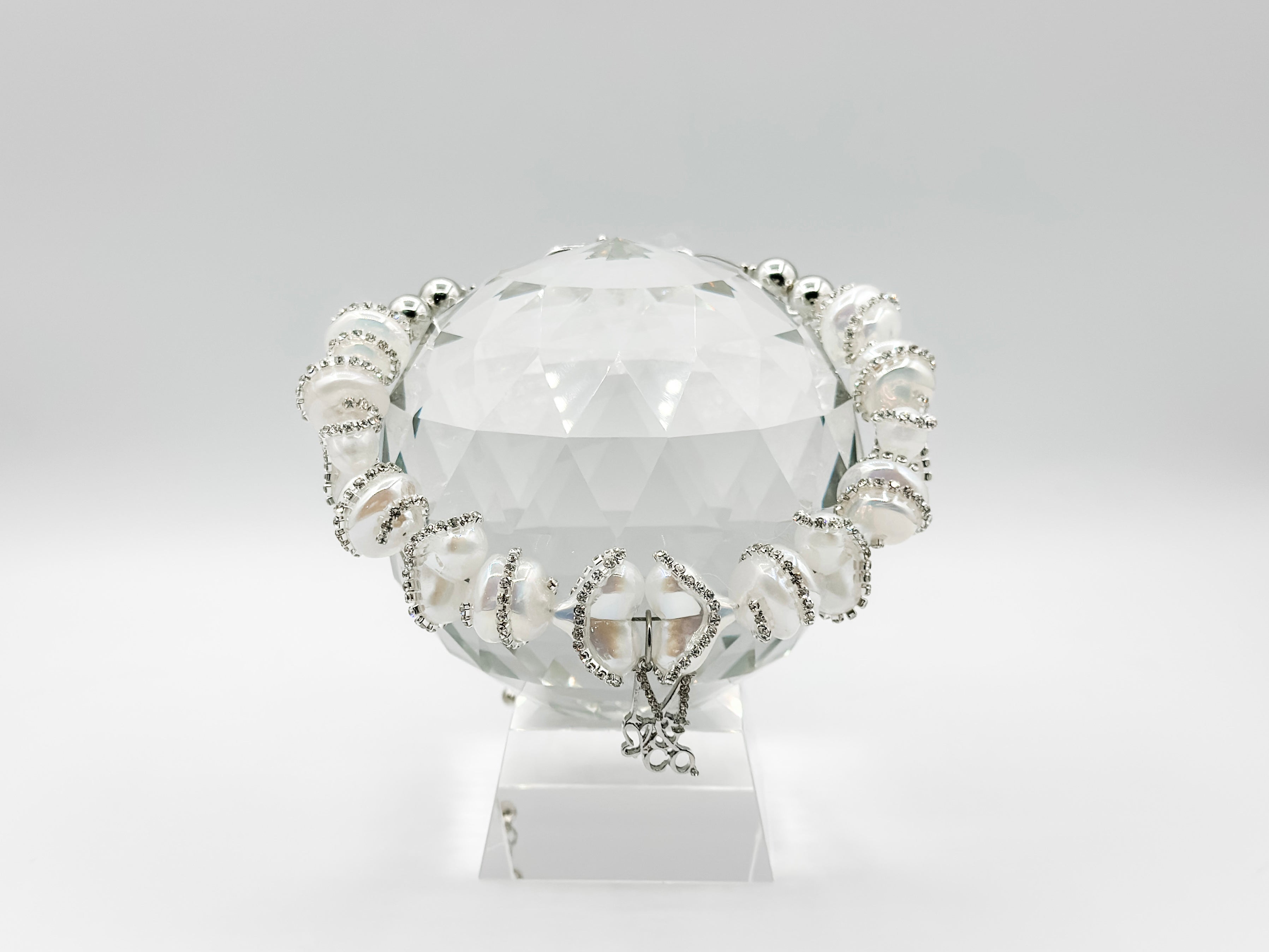 Cruise Necklace: Pearled Diamonds