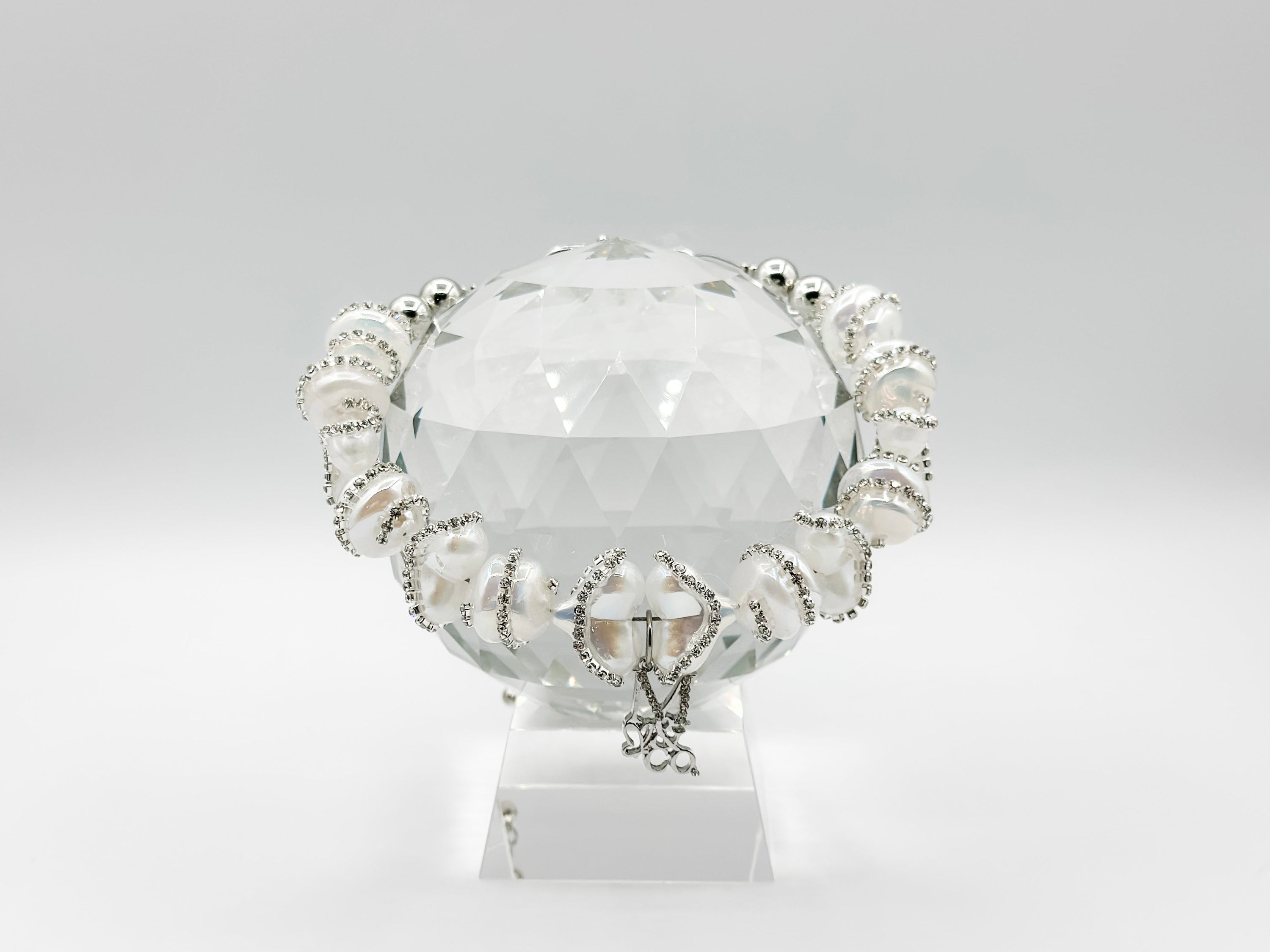 Cruise Necklace: Pearled Diamonds