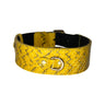 Mustard Yellow & Black Snake Classic Collar