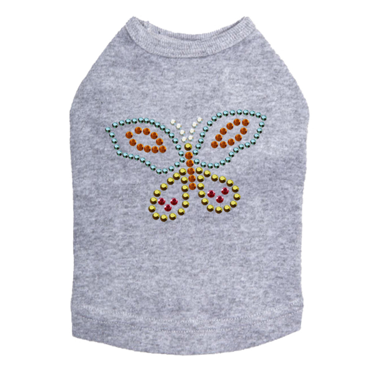 Multicolor Butterfly - Dog Tank