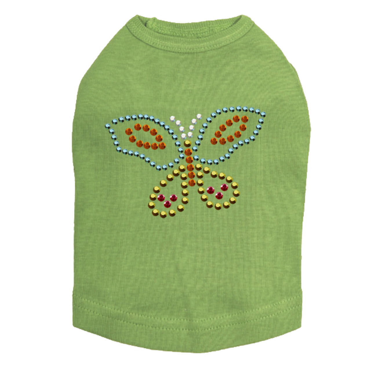 Multicolor Butterfly - Dog Tank