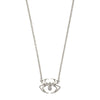 1928 Jewelry Crystal Spider Necklace 16"