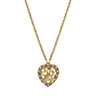 1928 Jewelry Heart And Paw Crystal Accent Pendant Necklace 18"