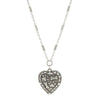1928 Jewelry Heart Paws And Bones Necklace 16" + 3" Extender