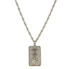 1928 Jewelry Save A Life Dog Tag Pendant Necklace 32"