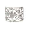 1928 Jewelry Spider Web Cuff Bracelet