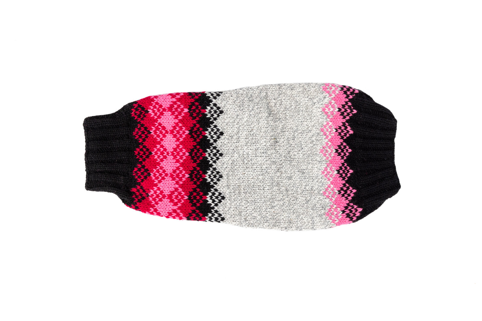 Pink Diamonds Wool Dog Sweater