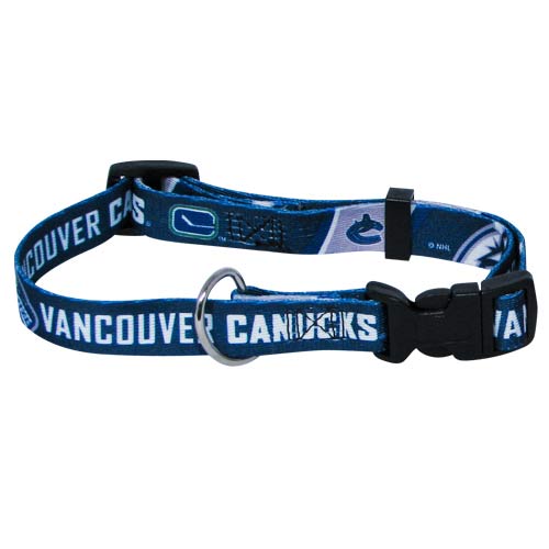 NHL Vancouver Canucks Dog Collar by Hunter