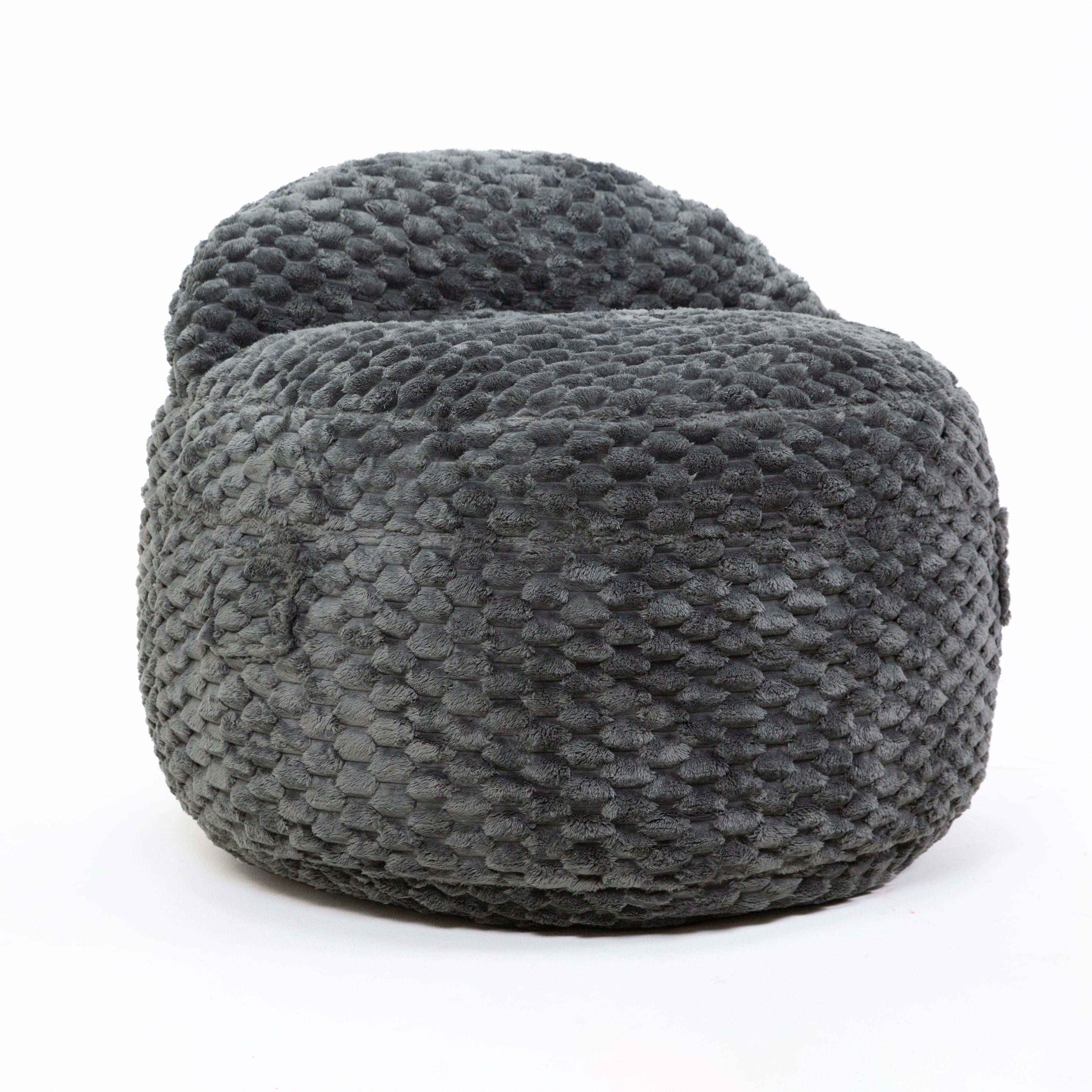 CordaRoy's Queen Cloud Fabric Nest Convertible Bean Bag Chair