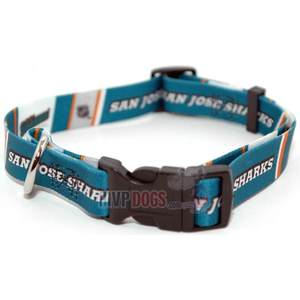 NHL San Jose Sharks Dog Collar by Hunter