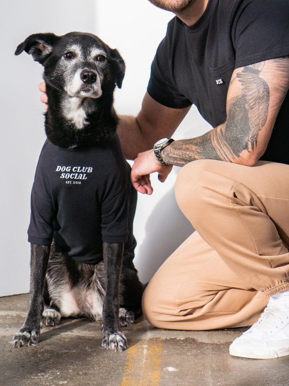 Dog Embroidered Tee