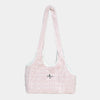 Hello Doggie Annabella Dog Carrier Faux Fur Satin Handmade Handmade in the USA Pet Carriers & Crates