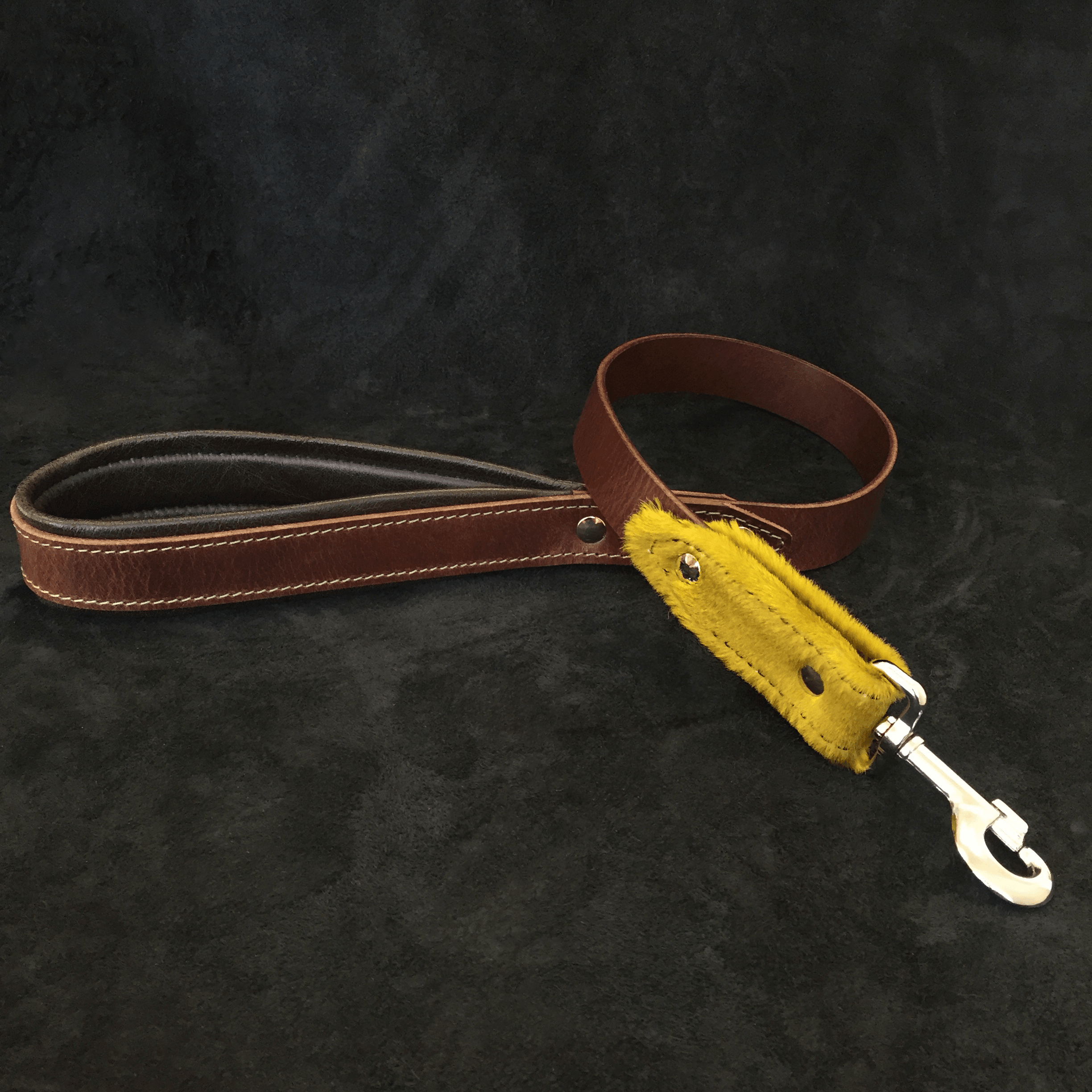 Bestia Dog Gear Genuine Leather Dog Collar 