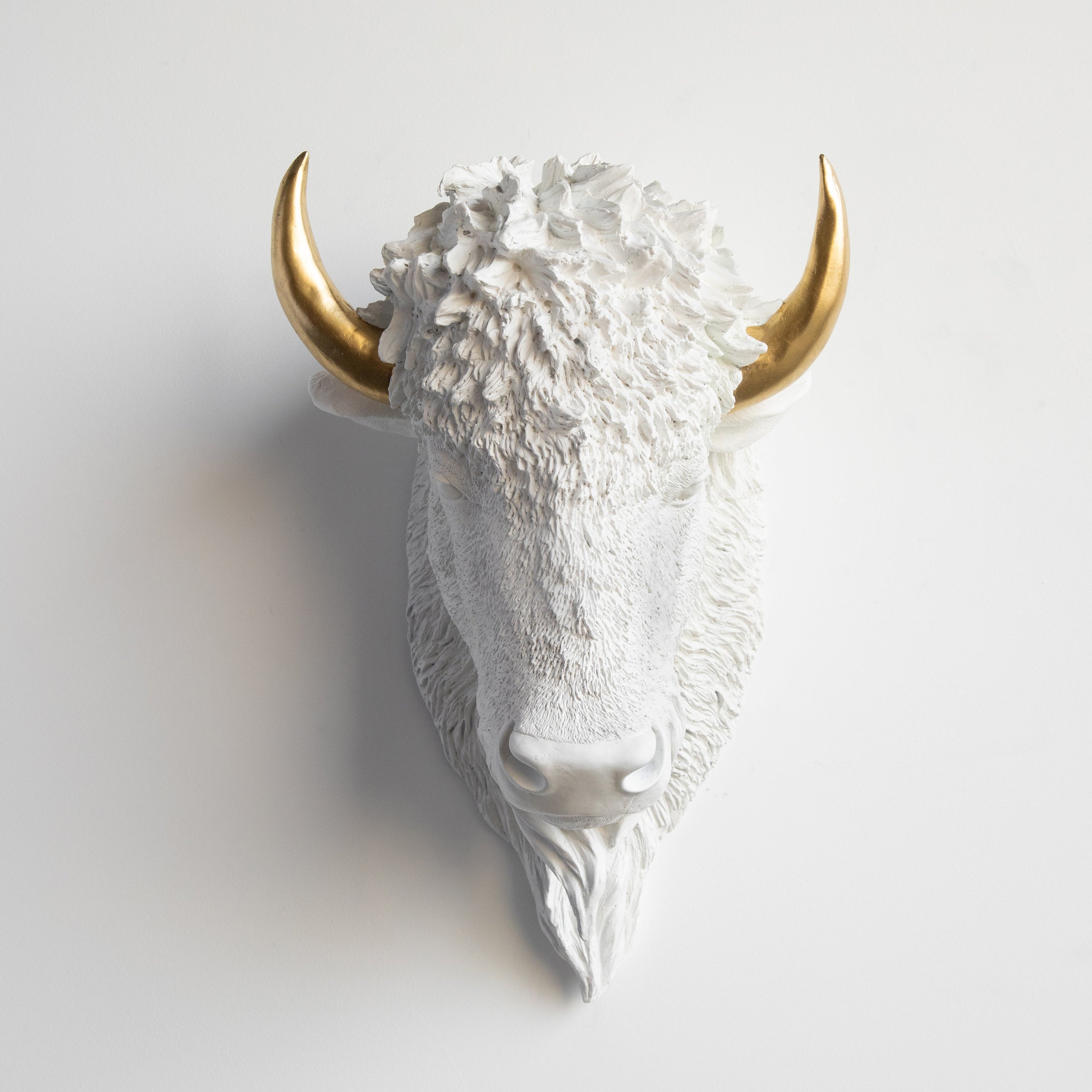 Faux Bison Sculpture