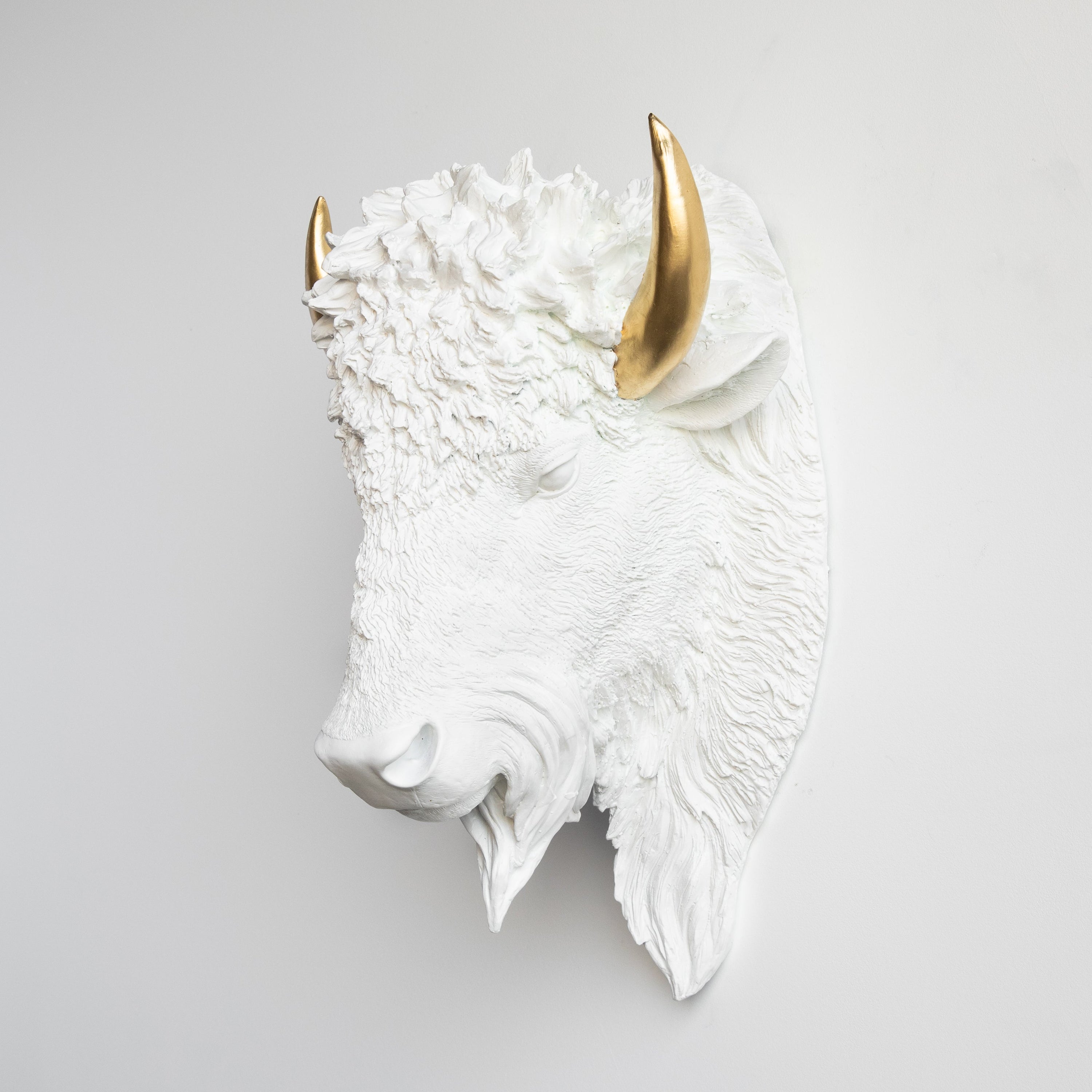 Faux Bison Sculpture