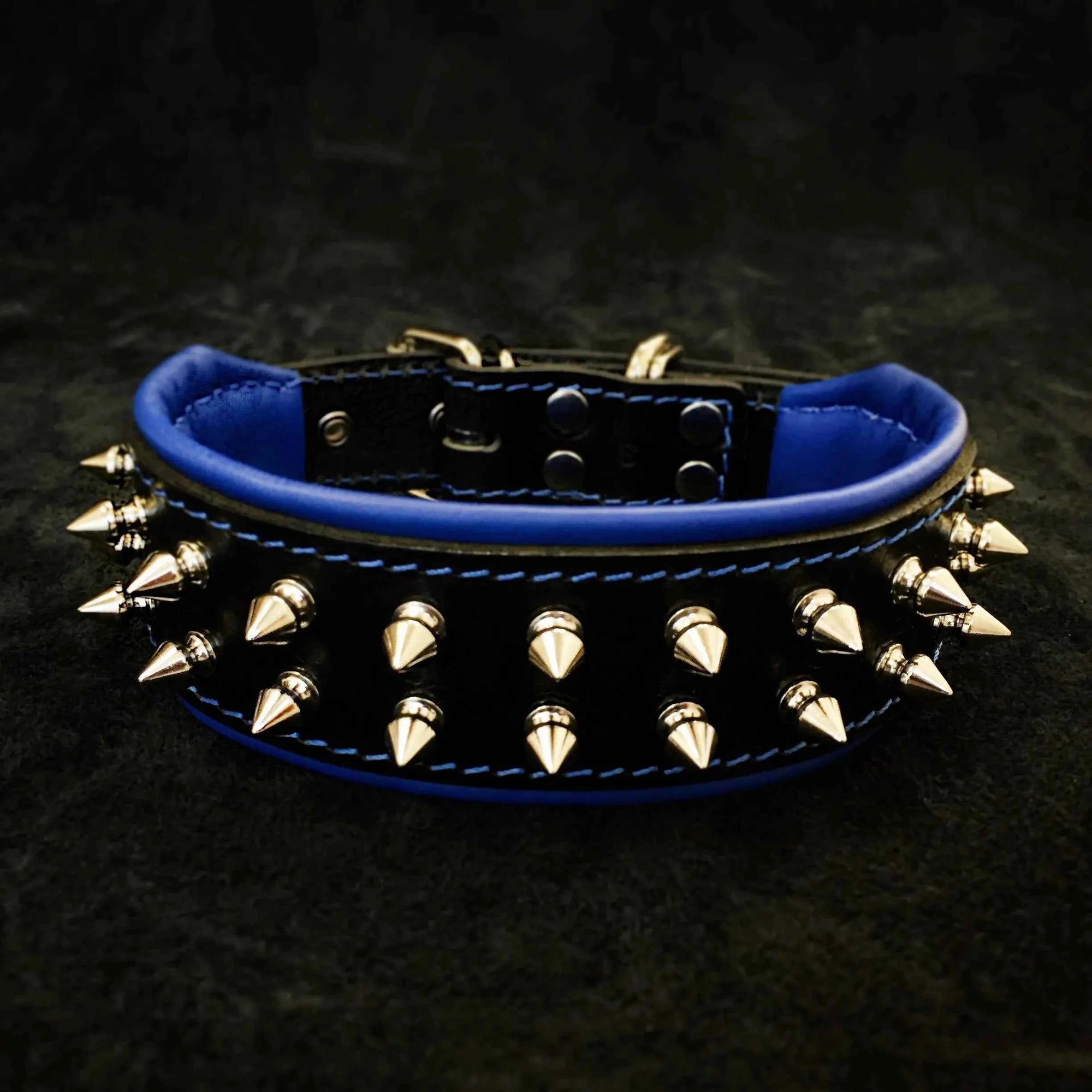 Bestia Frenchie Leather Dog Collar