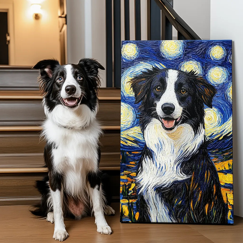 VG Starry Night Texture Portrait