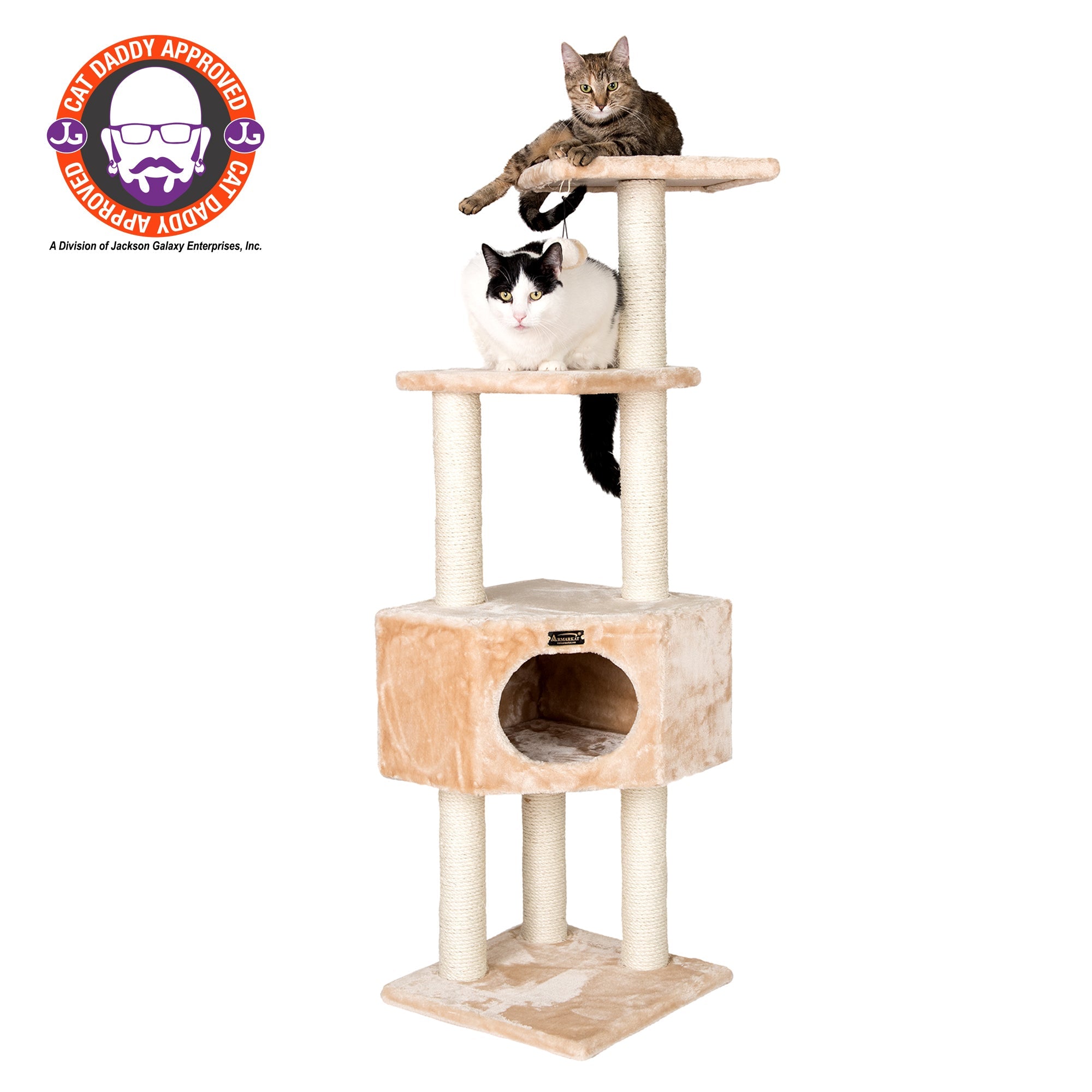 Armarkat 3 Tier Cat Tree Armarkat Scratch furniture A5201 Beige
