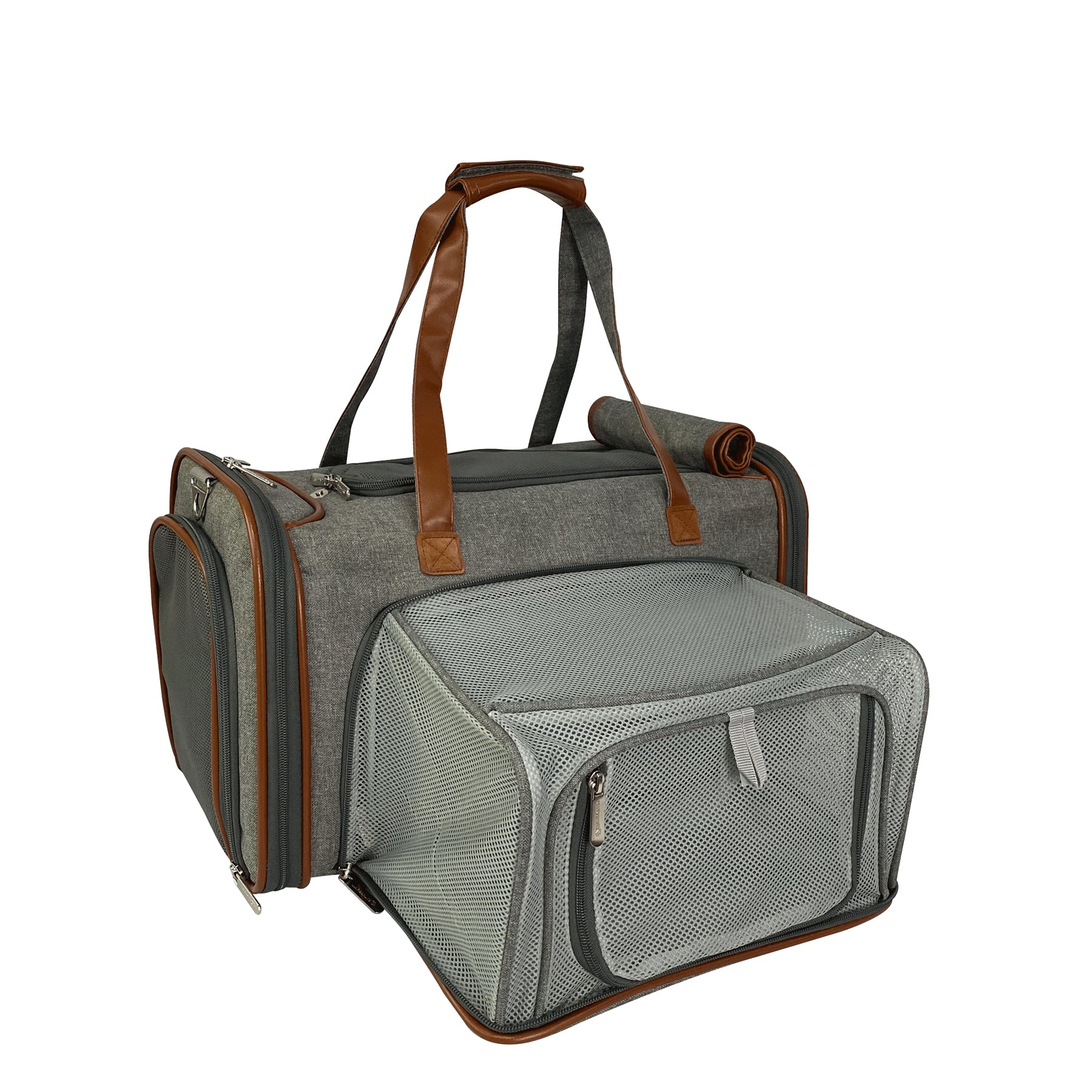 Mr. Peanuts Gold Series Standard Size Airline Compliant Double Expandable Pet Carrier