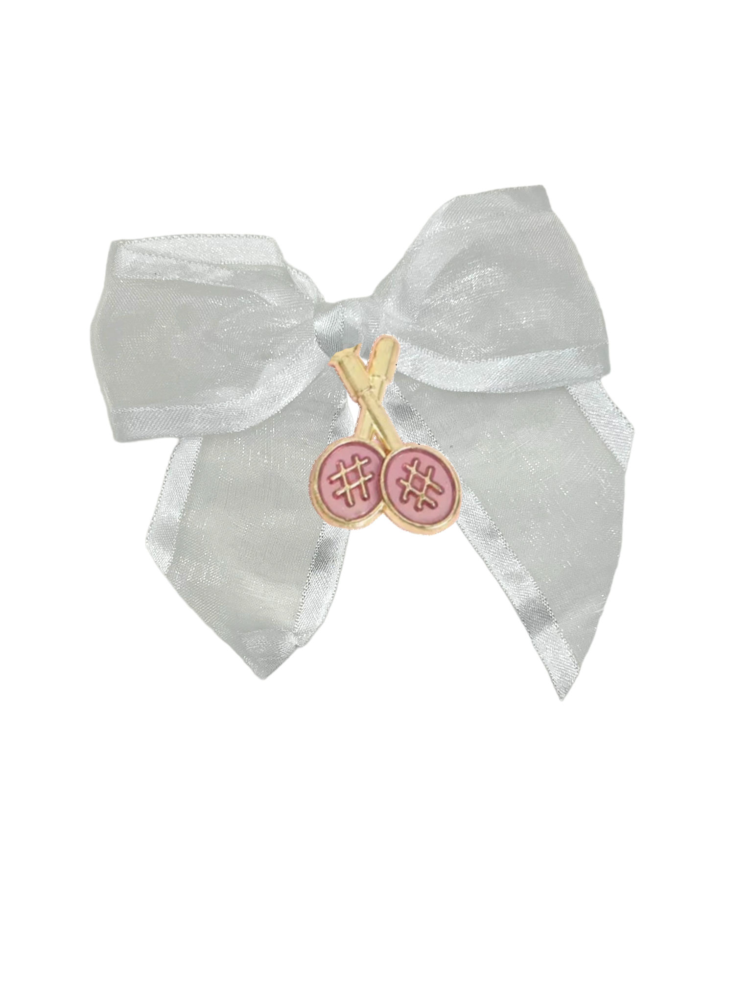 Pickleball Dog Bow Barrettes