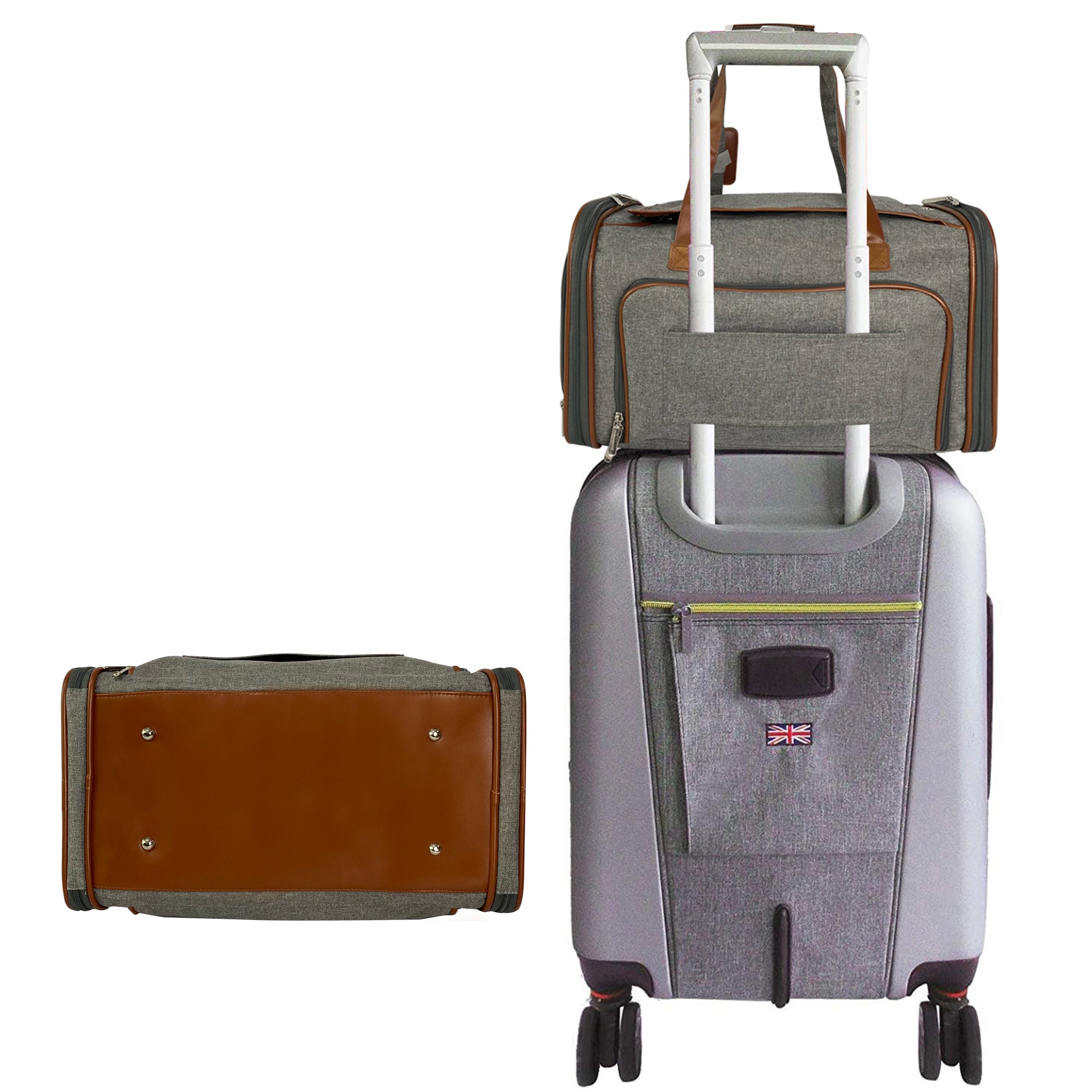 Mr. Peanuts Gold Series Standard Size Airline Compliant Double Expandable Pet Carrier