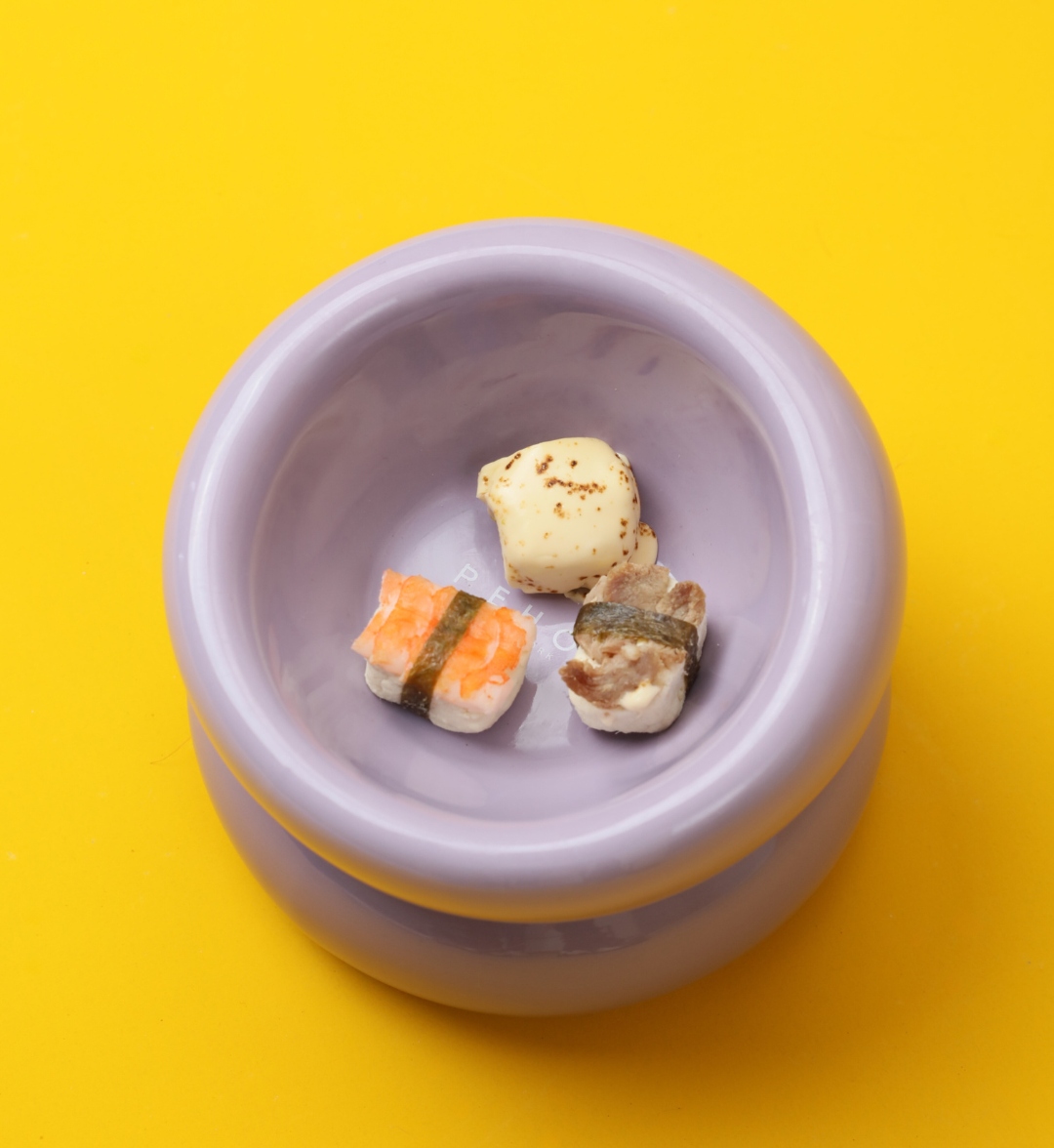 Souffle Pet Bowl-Purple