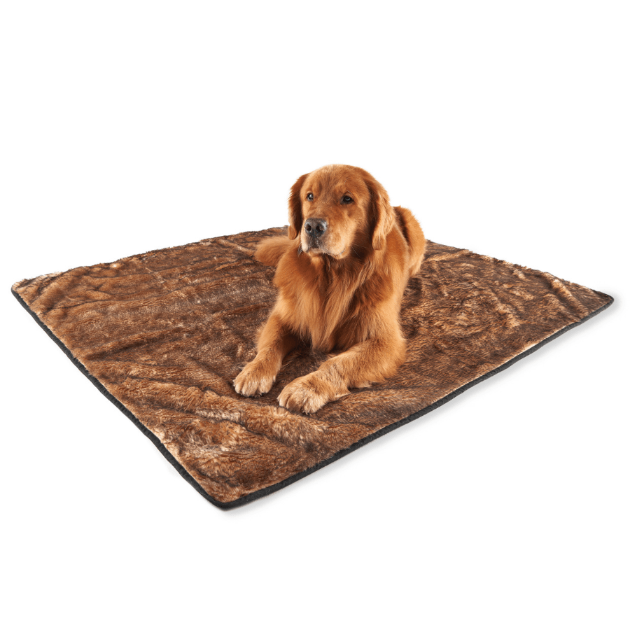 PupProtector Short Fur Waterproof Throw Blanket Sable Tan