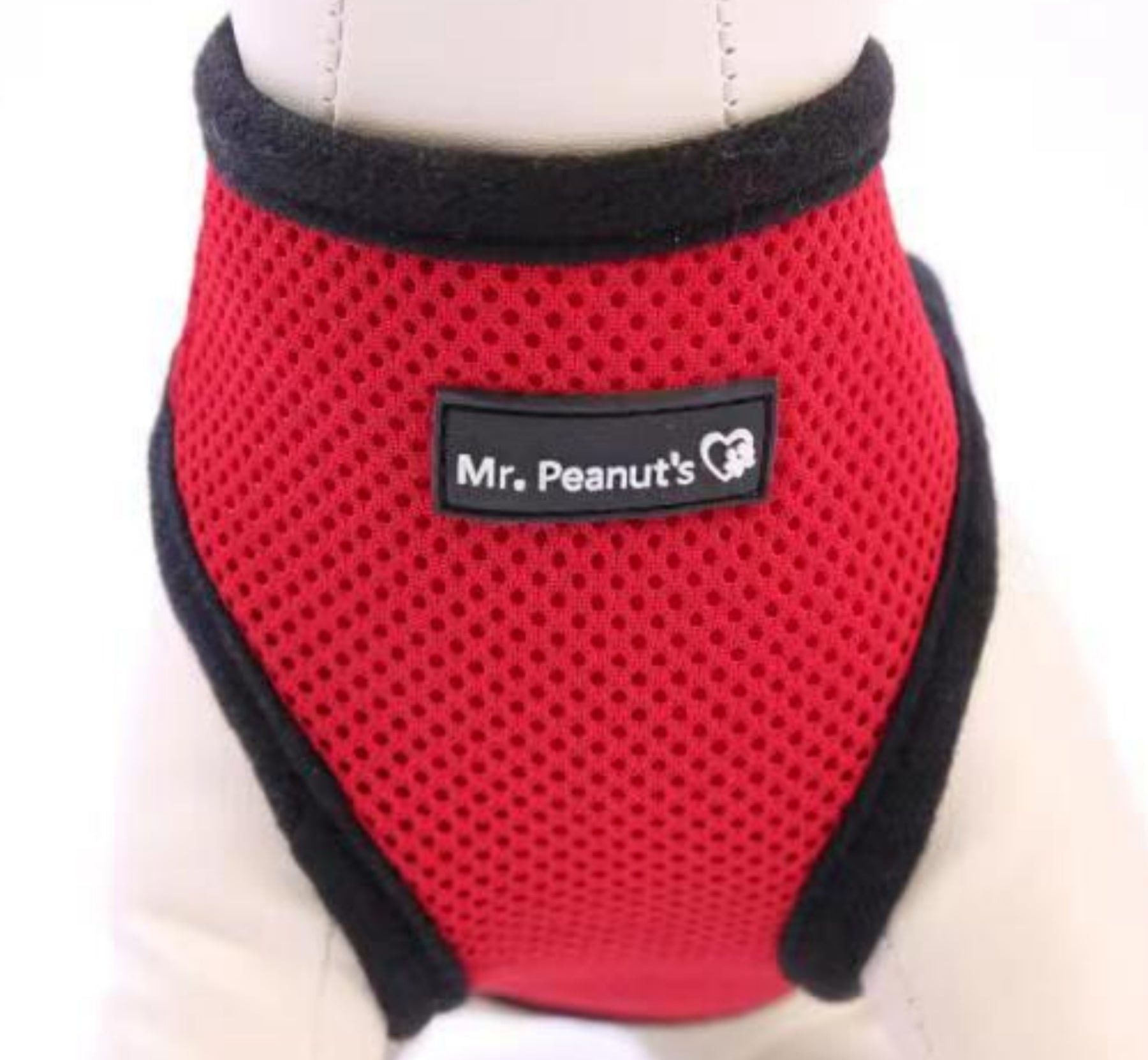 Mr. Peanuts PupTrek Harness and Leash Set, Small Dog/Cat Soft Mesh Step In Harness Vest