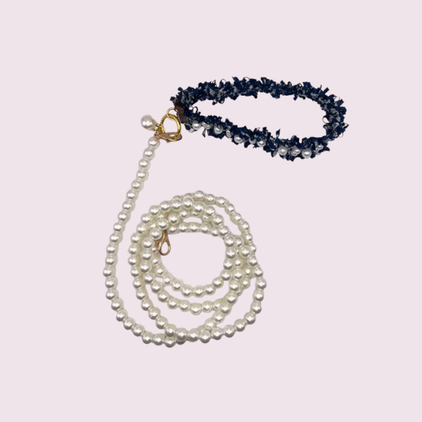 The Signature Pearls Dog Accessory Set