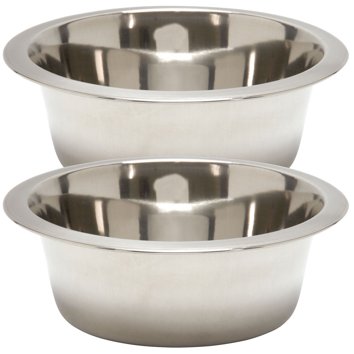 Jeffers Heavy Weight Stainless Steel Pet Bowls - Durable Pet Food & Water Dish, Chew-Resistant, Dishwasher Safe