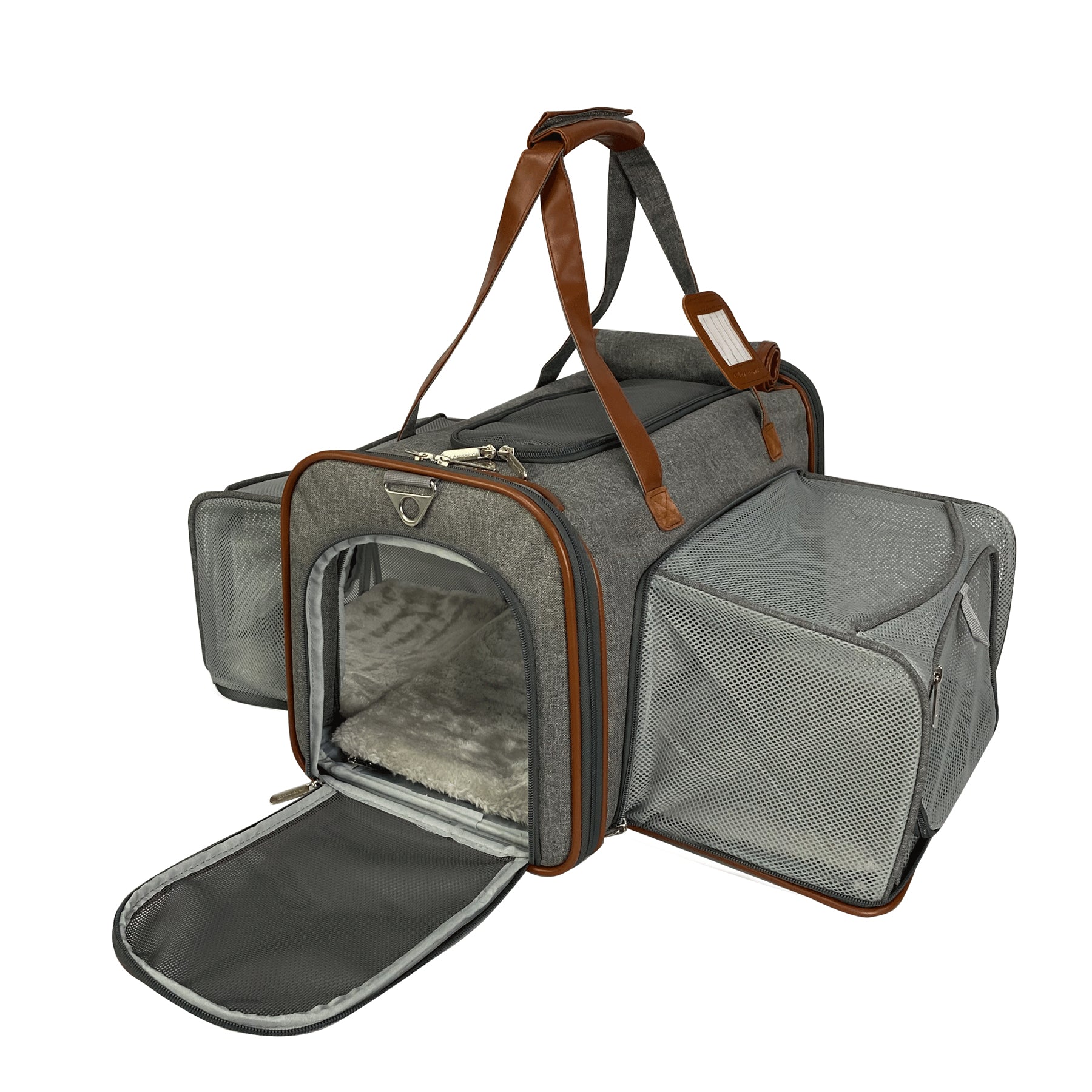 Mr. Peanuts Gold Series Standard Size Airline Compliant Double Expandable Pet Carrier