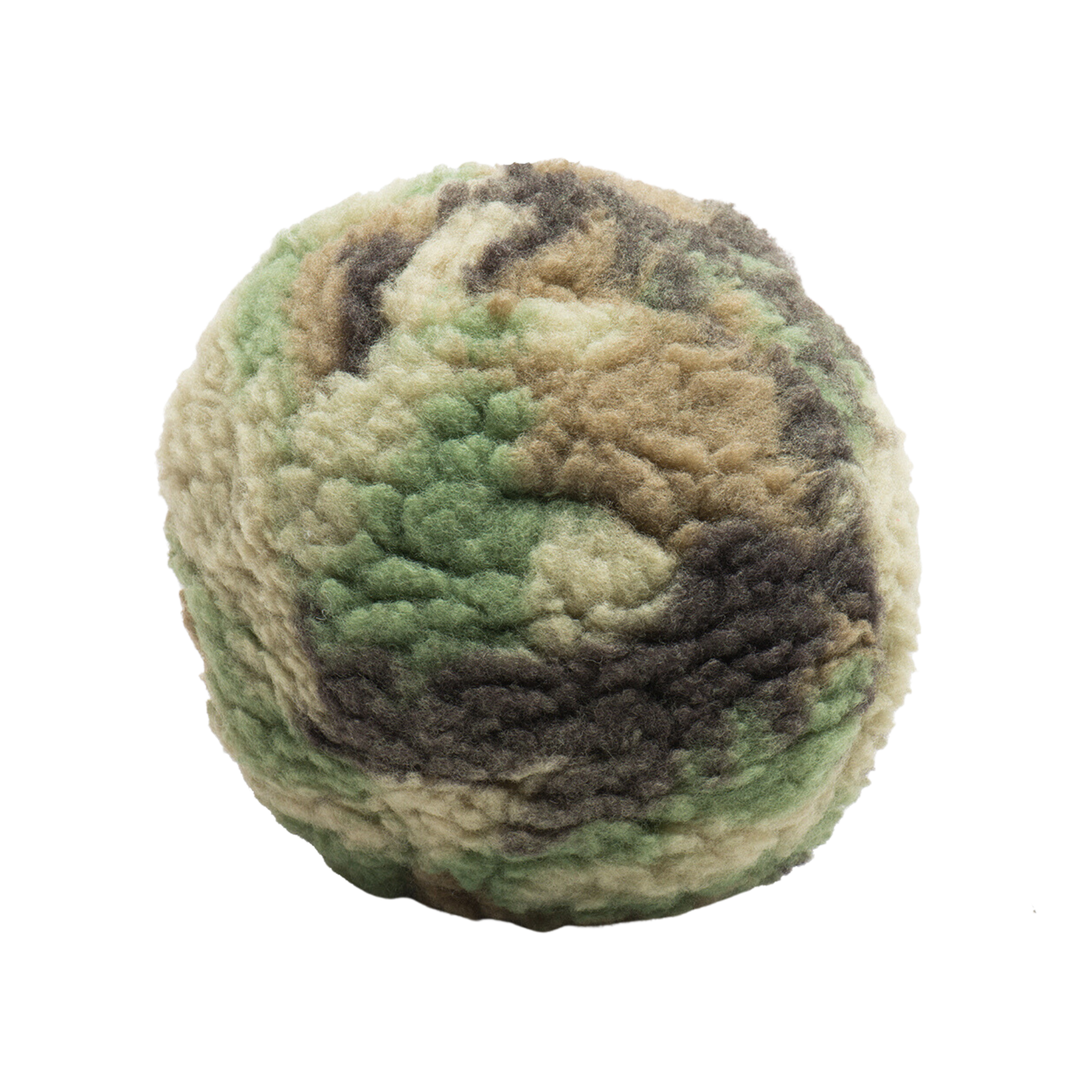 HuggleCauseTM, Warrior Canine Connection, Camouflage HuggleFleece Plush Ball Dog Toy
