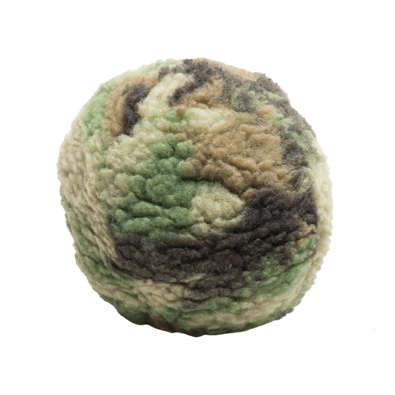 HuggleCauseTM, Warrior Canine Connection, Camouflage HuggleFleece Plush Ball Dog Toy