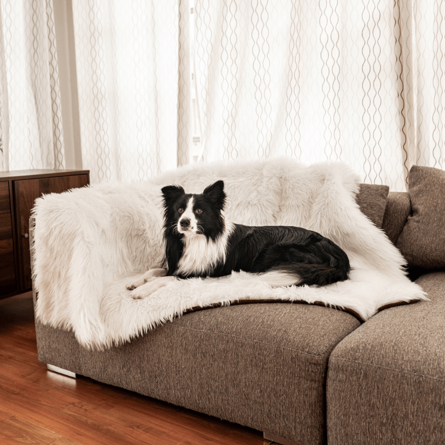 PupProtector Waterproof Throw Blanket Polar White 