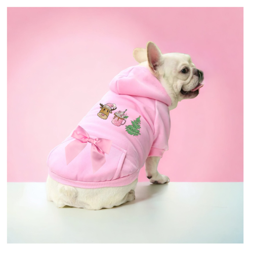 Reindeer Fun Dog Hoodie