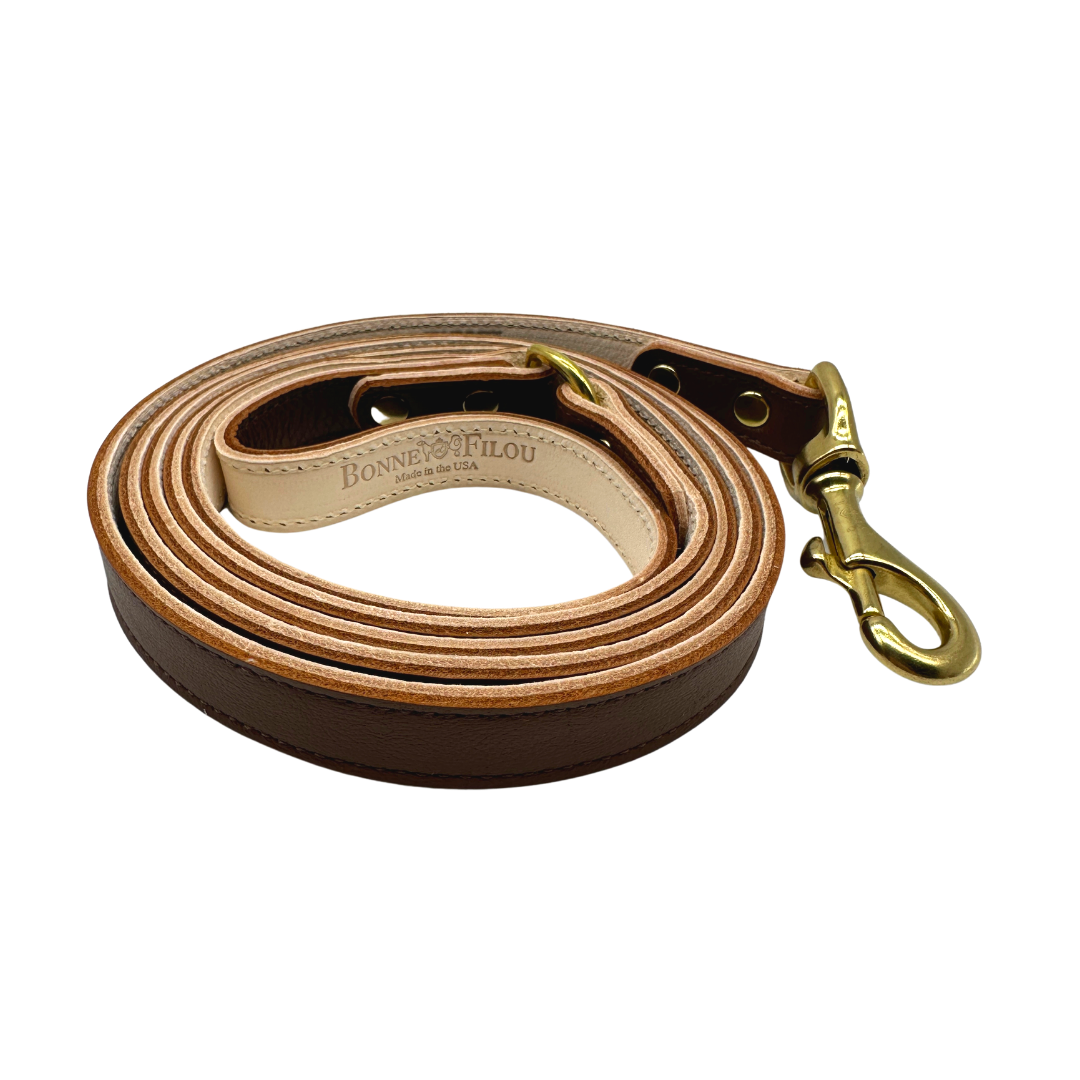 Bonne et Filou – Classic Leather Dog Leash