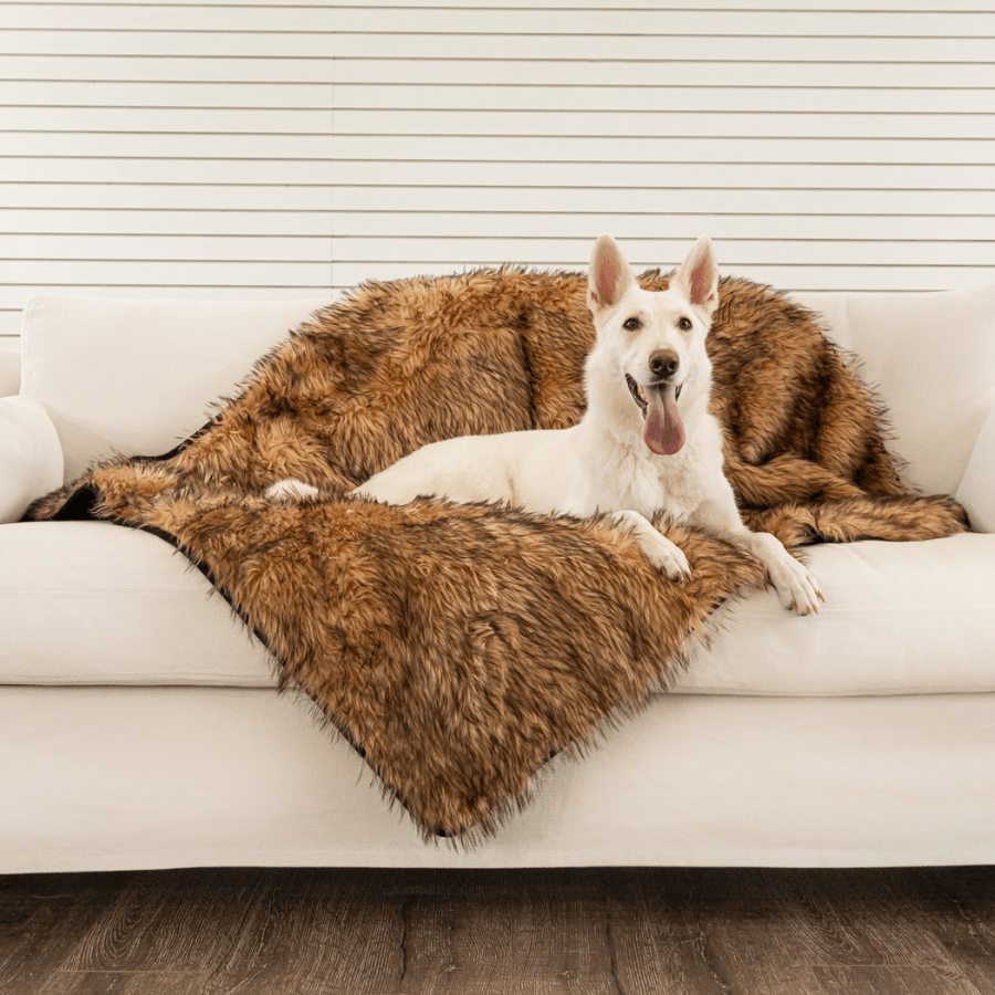 PupProtector Waterproof Throw Blanket Sable Tan