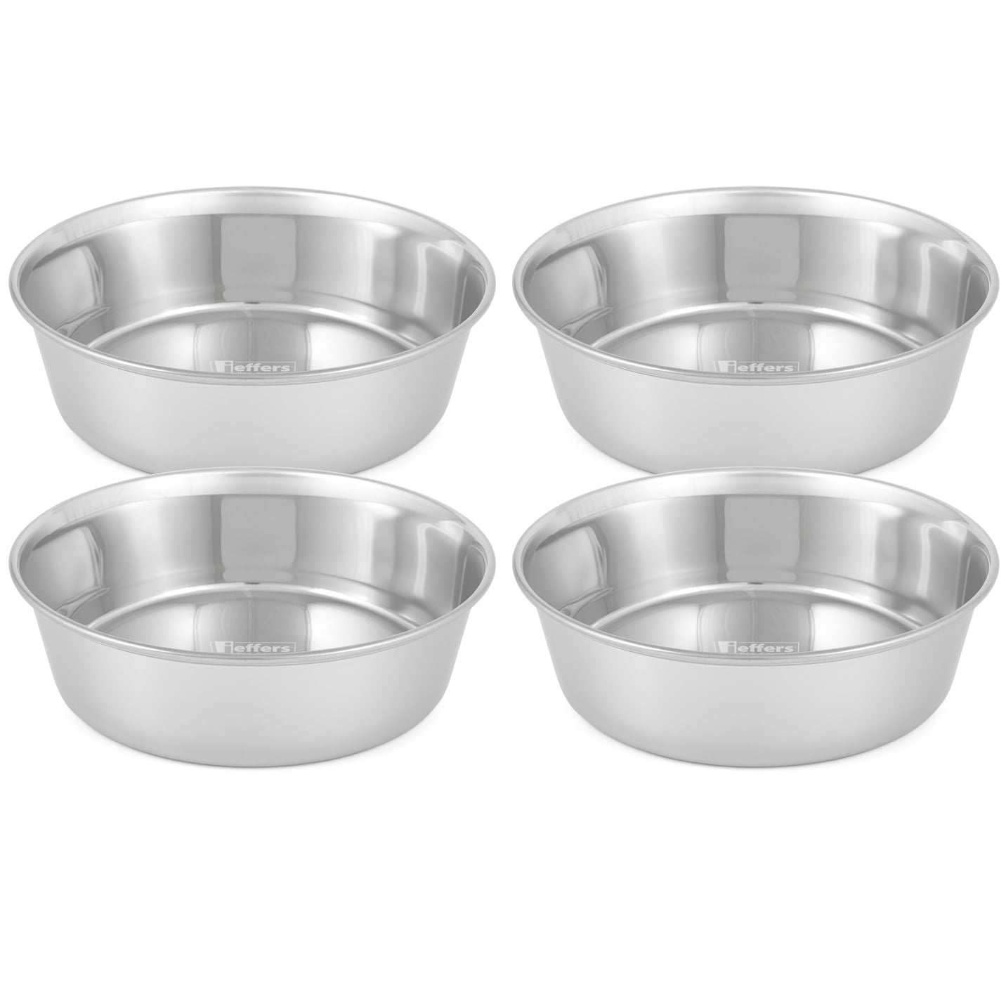 Jeffers Heavy Weight Stainless Steel Pet Bowls - Durable Pet Food & Water Dish, Chew-Resistant, Dishwasher Safe