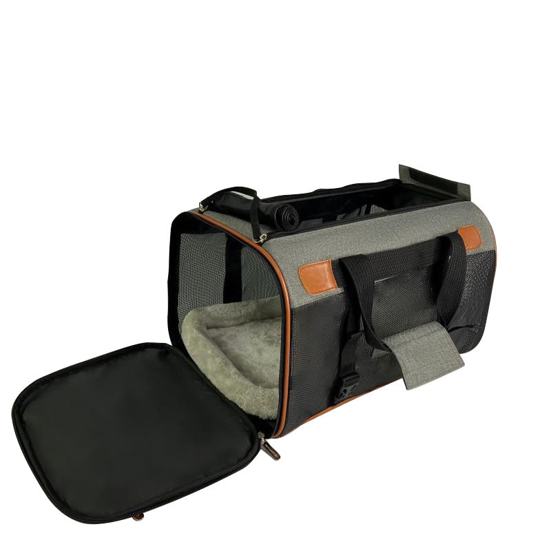 Mr. Peanuts Rhodium Series Mini Size Soft Sided Pet Carrier - Note Sizing in Description