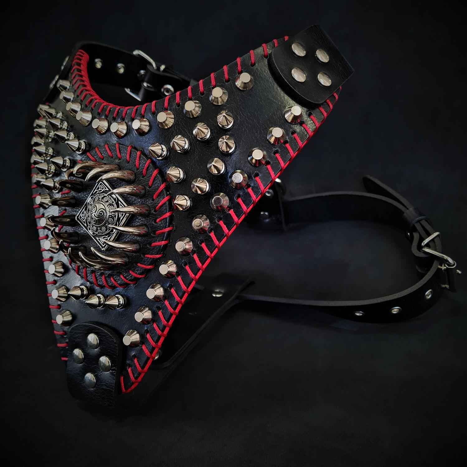 Bestia Handstitched David Leather Dog Harness