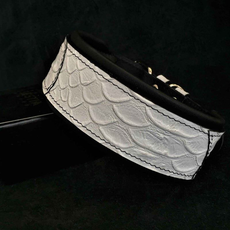 Bestia Dragon Scale Limited Edition Exclusive Design Leather Dog Collar