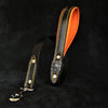 Bestia Dog Gear Genuine Leather Dog Collar - Black
