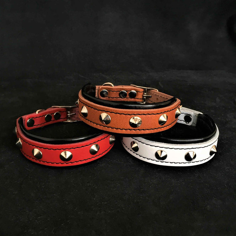 Bestia Superstar Leather Puppy Collar