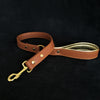 Bestia Dog Gear Genuine Leather Dog Collar - Black